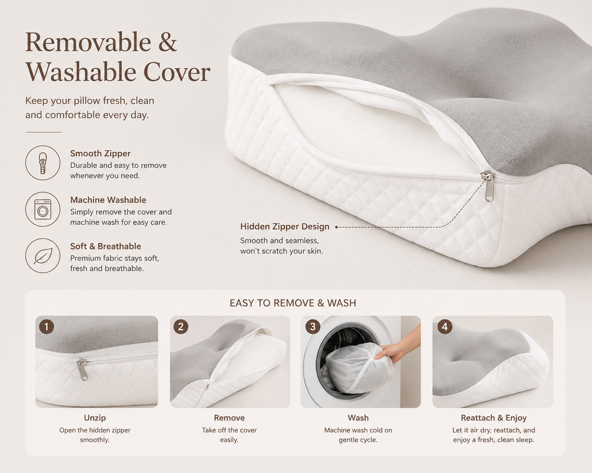 Sunday Sleeper™ AirAlign Ergonomic Pillow