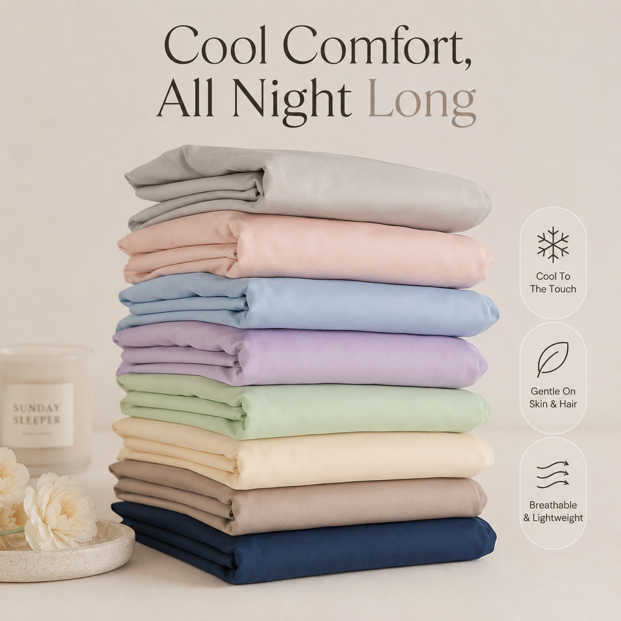 Sunday Sleeper™ Cool Touch Pillowcase
